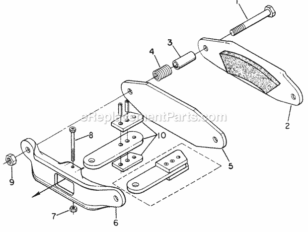 Caliper Brake Assy-582-Sn 736125 Thru 739339 Diagram and Parts List for 1604 2050598U, 144-582-399, 145-582-399, 142-582-3 Cub Cadet Lawn Tractor